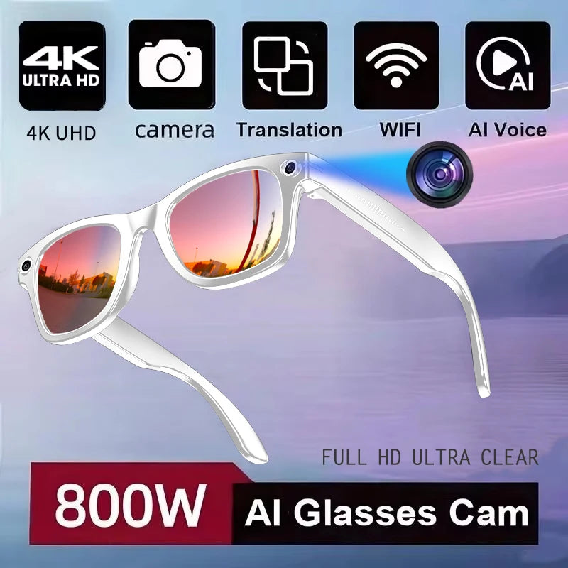 VisionAI Pro — Smart Glasses with 4K Camera & ChatGPT